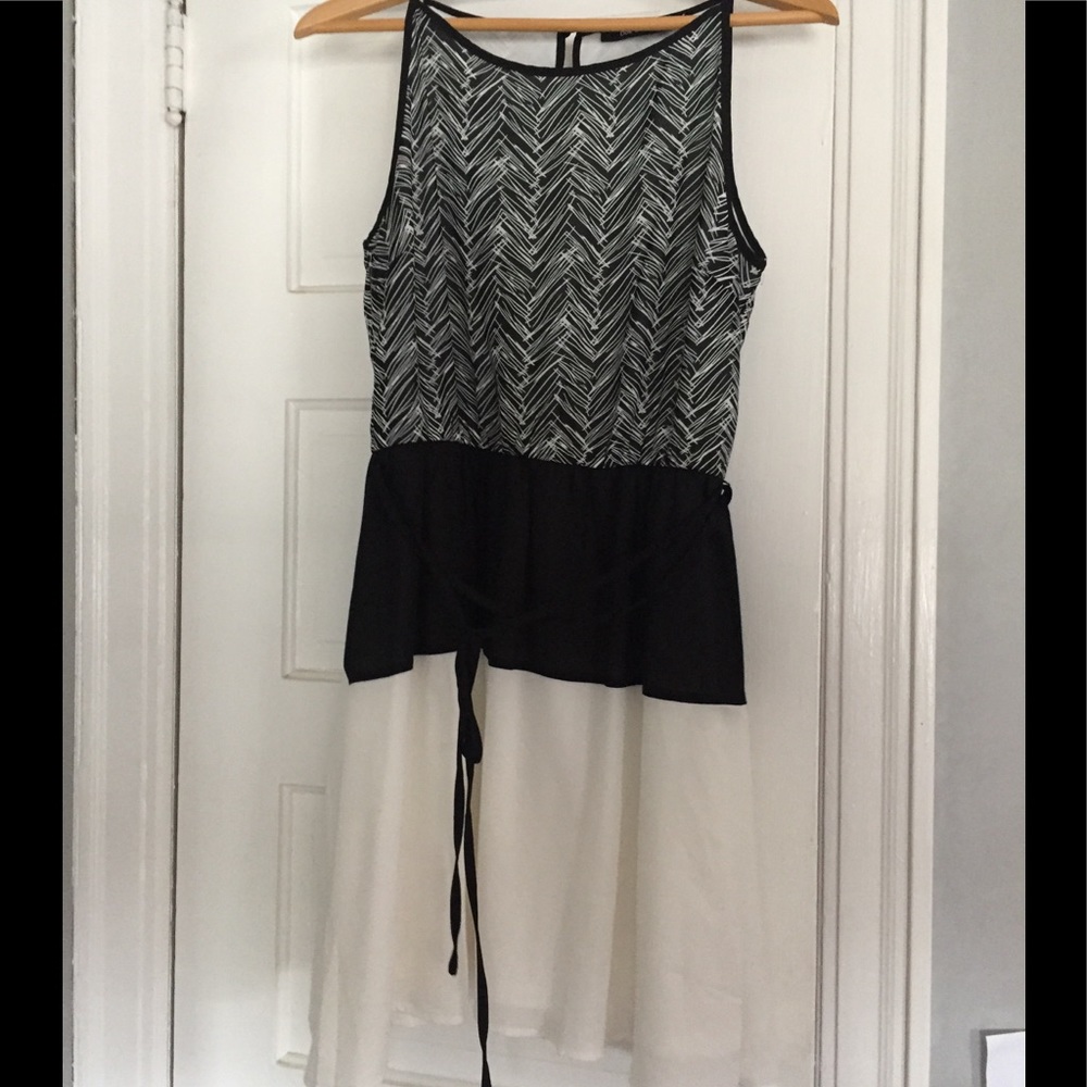Black and White Spring Dress